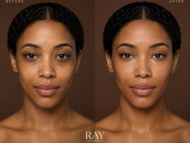 before/ after microneedling Toronto