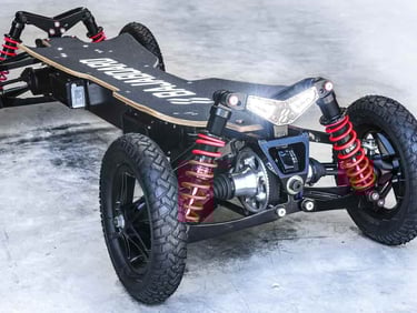 Electric mountain board with lights