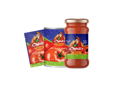 Raya FMCG's Haneya Brand: Tomato Paste for export and private label.