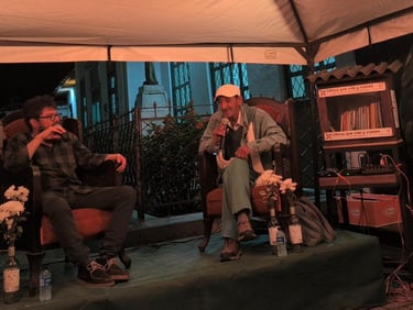 Tertulia literaria con la participación de el poeta Jairo Carrasquilla Tobón