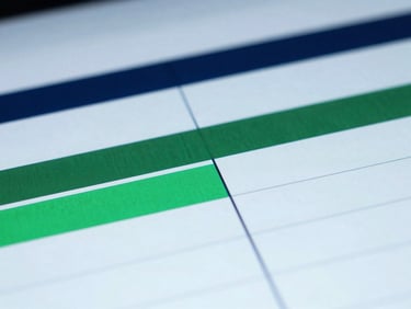 Macro shot of a clean digital chart showing clean horizontal support and resistance zones, cool-toned screen glow, shallow depth of field