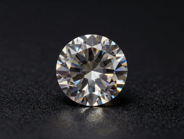 Macro shot of a flawless investment-grade diamond under a jeweler's loupe, dramatic side-lighting, deep shadows, dark obsidian background