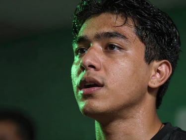 Anamorphic close-up of a young activist speaking passionately, dramatic green neon backlight reflecting on wet skin, shallow depth of field.