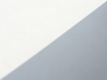 Abstract geometric shadow cast on a pristine white gallery wall, sharp contrast, minimalist aesthetic