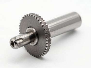 Custom profiled vitrified bond diamond wheel for optical lens edge grinding