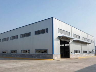 Secure industrial-grade PEB sheds, heavy-infrastructure warehouses, and clear-title land parcels in 