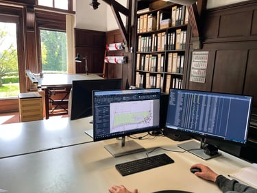 Photo d'un poste de travail au bureau
