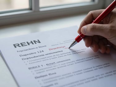Close-up of a printed resume on a white desk, red pen marking corrections, cool window light from above, sharp focus on handwritten edits, no faces