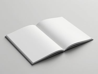 Clean minimalist workspace with an open integration framework document mockup, architectural details, soft diffused natural daylight, monochrome palette, 50mm lens, focus on structure and clarity