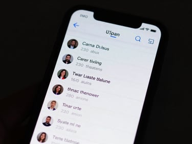 Tight close-up of a smartphone screen displaying active comment sections and high-contrast engagement metrics under harsh studio lighting, deep shadows