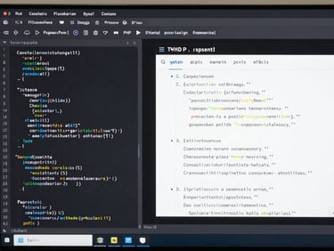 Flat-on screenshot of clean PHP and CSS code blocks on a dark IDE window next to a sharp rendered webpage layout
