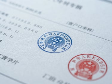 Macro shot of official patent documentation with embossed security seals and high-contrast batch numbers, cool sterile studio lighting, clinical framing.