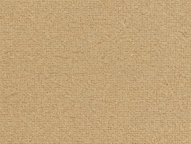 Macro texture of handmade grasscloth wallpaper in warm sand tones, showing organic fibers and subtle variations.