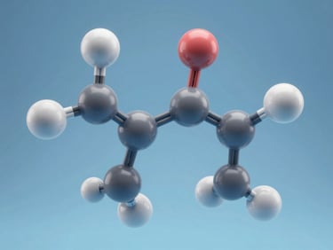High-resolution 3D render of OnabotulinumtoxinA molecular structure, sterile blue light, macro close-up