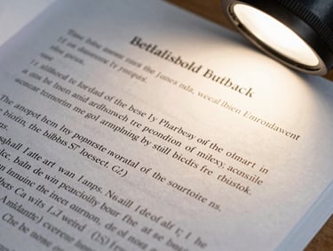 Macro shot of printed legal text with precise footnotes and Bluebook citations, warm desk lamp lighting.