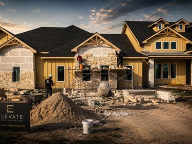 Elevate construction crew on site