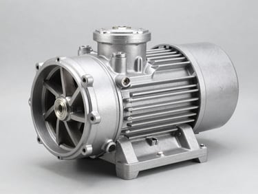 Heavy-duty sewage submersible pump with vortex impeller, cast iron casing, technical studio shot, high-contrast 50mm