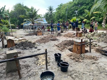 Pembangunan RTLH di Desa Longgar Apara