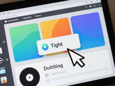 Tight macro screenshot of a Figma design file with active cursor chat, vibrant UI mockups, and clean vector layouts under bright digital light.
