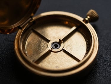 Extreme macro close-up of a solid gold locket's internal chamber, showing precise engineering and a hidden compartment, sharp metallic highlights, deep shadows, dark charcoal background, directional side-lighting, 50mm lens.