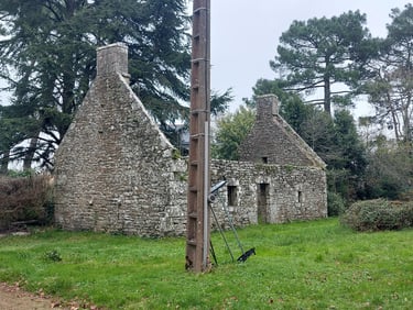 Maison en pierre à rénover, architecte Auray