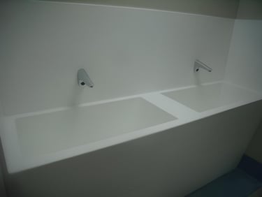 Χειρουργικοί νεροχύτες surgical sink scrub up solid surfaces
