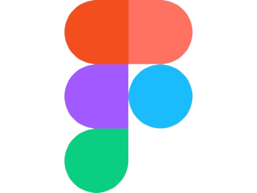 The colorful Figma logo design software icon composed of red, purple, green, and blue shapes on a black background.