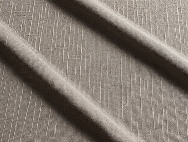 Flat-lay pattern study of a mid-weight woven office fabric in warm gray, structured grid weave under north-facing daylight, clean edges and even texture across the full frame
