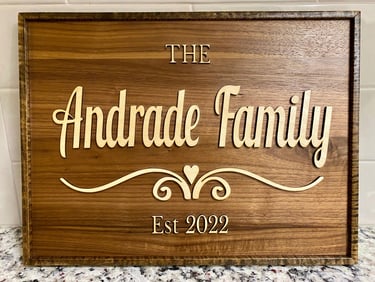 family sign