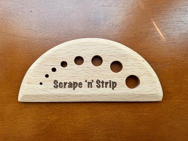 scrape and strip