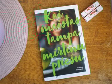 Rašytojos Sandros Romienės knyga - "Kai maistas tampa mirtinu priešu". Apie valgymo sutrikimus.