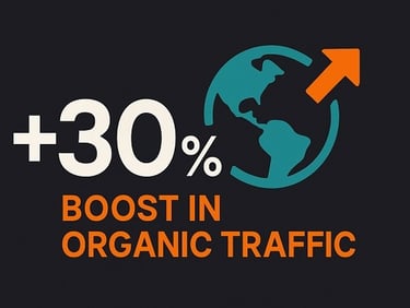 a graphic of a globe with the words boost your website traffic