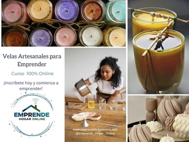 Velas Artesanales para Emprender Hogar Online 5
