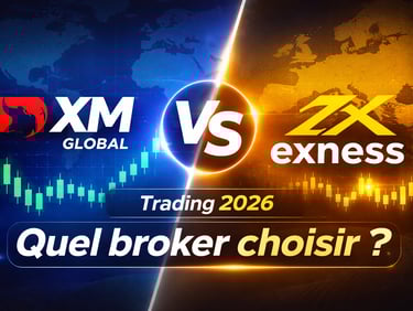 Comparatif 2026 XM Global vs Exness : quel broker choisir pour le trading