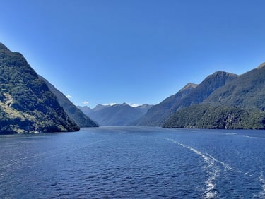 Doubtful Sound in New Zealand