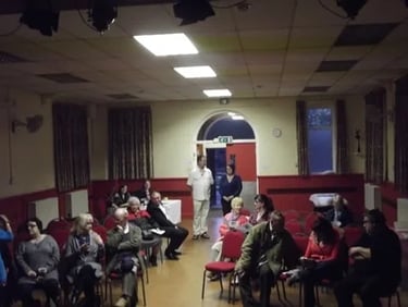 Bruce Clifton & Sonia Parker conducting a workshop