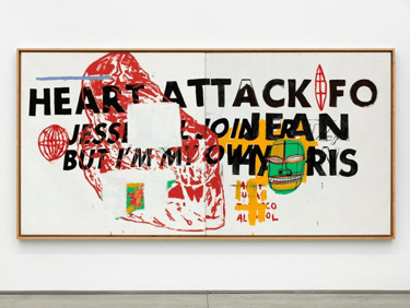 ‘Heart Attack’, 1984. Fonte: The Andy Warhol Foundation for the Visual Arts.
