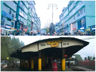 MG Road and Ghum statiom