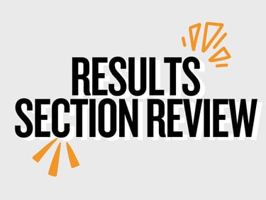 Results section review for thesis or dissertation — expert feedback on statistical reporting and APA