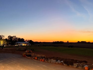 sunset at walker ranch