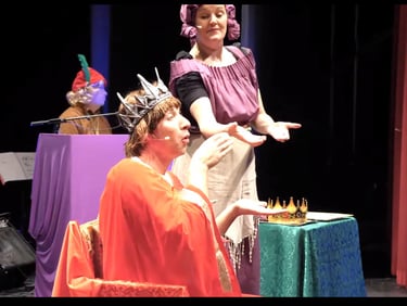 One of Playtime Theatre's musical shows for theatre in English: The Worst Job in Town