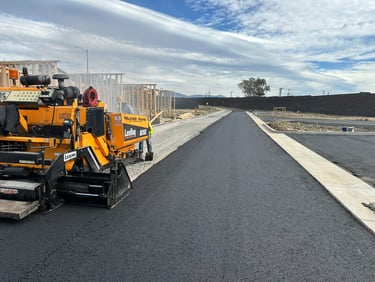 New asphalt road