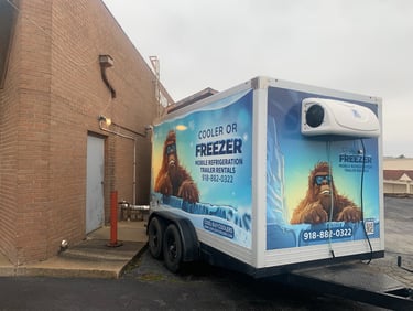 Mobile Refrigerated Trailer in Springfield, Missouri. 