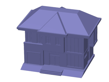 Eden the game of life 3d piece House 