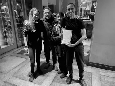 Elizabet, Steven, Laarni, Lyubomir