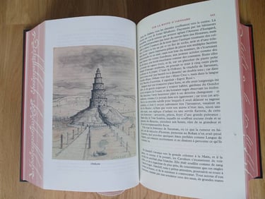 pages de l'édition collector de "le seigneur des anneaux"