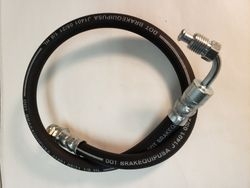 custom length brake hose made to order in OEM rubber or braided stainless by the brake experts at 260-426-3331