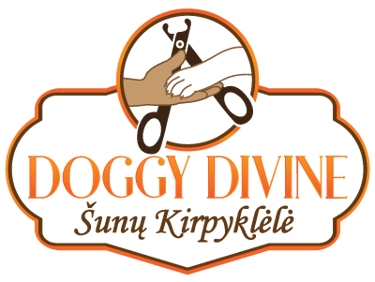 Šunų kirpykla vaisvydava kaunas Doggy Divine- logotipas