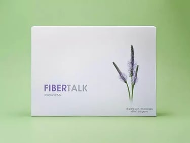 Fibertalk dietary fiber supplement to promote a healthy digestive system.