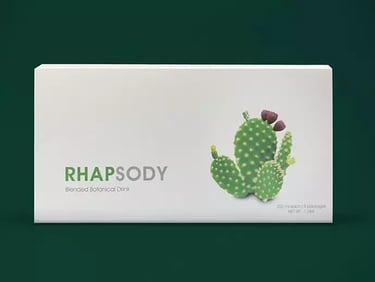 Rhapsody cactus-based drink, a refreshing blend to nourish and hydrate.